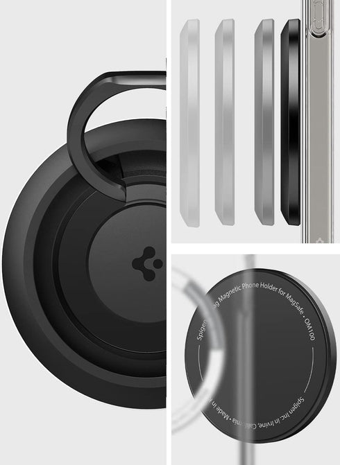 Spigen O-Mag Ring (MagFit) Magnetic Phone Holder with Kickstand