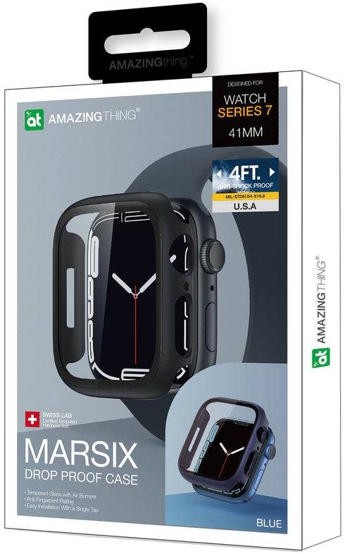 Amazing Thing Apple Watch (41mm) Case Marsix w/ built in Screen Protector