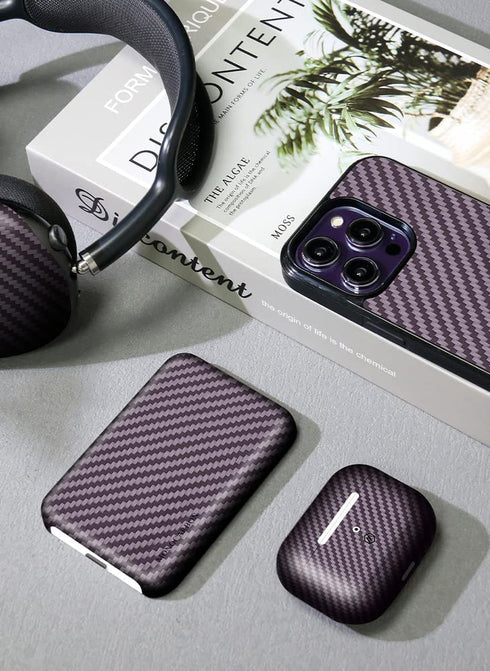 MONOCARBON AirPods PRO 2 Case Real Carbon Fiber