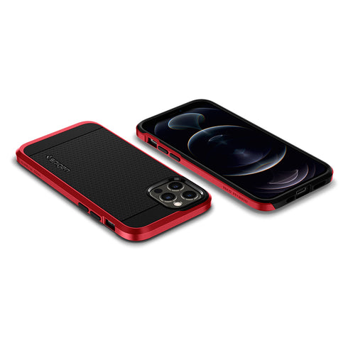 Spigen iPhone 12 and iPhone 12 PRO case cover Neo Hybrid - Red