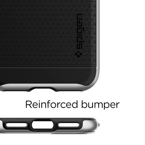 Spigen iPhone 8 and iPhone 7 case cover Neo Hybrid 2 - Satin Silver