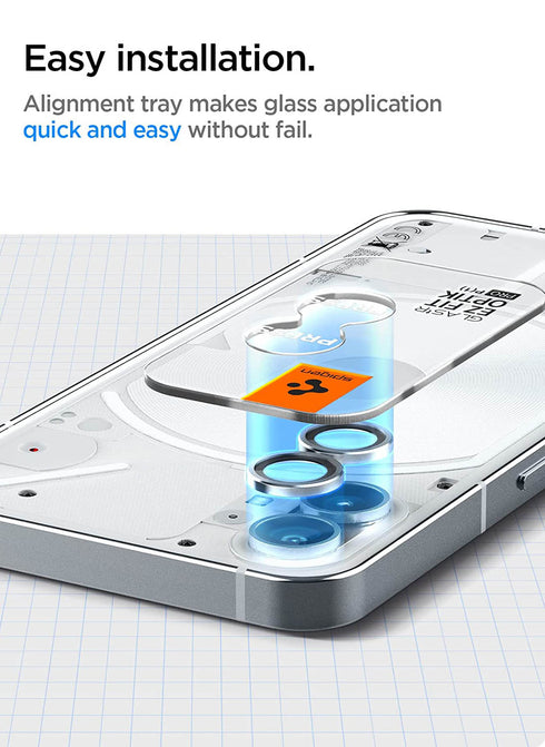 Spigen Nothing Phone (1) Lens Screen Protector GLAStR Optik PRO