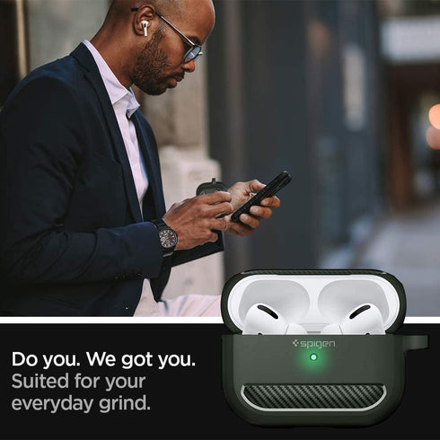 Spigen Airpods PRO case cover Rugged Armor - Military Green