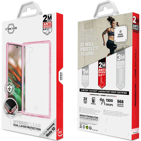 ITskins Samsung Galaxy Note 10 Case Hybrid Clear