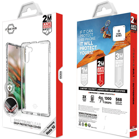 ITskins Samsung Galaxy Note 10 Case Spectrum Clear