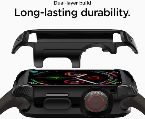 Spigen Apple Watch (44mm) case cover Tough Armor - Black