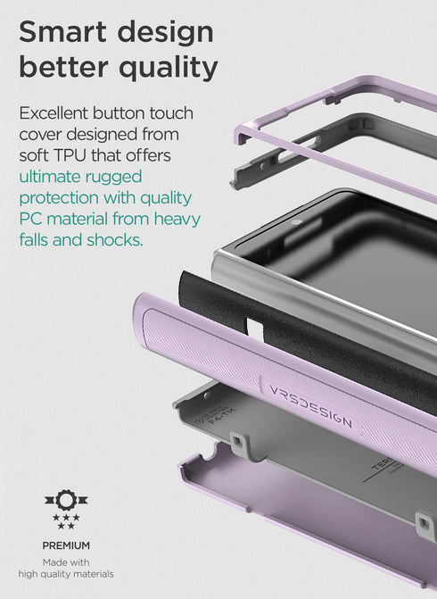 VRS Design Samsung Galaxy Z Fold 4 Case Terra Guard Modern