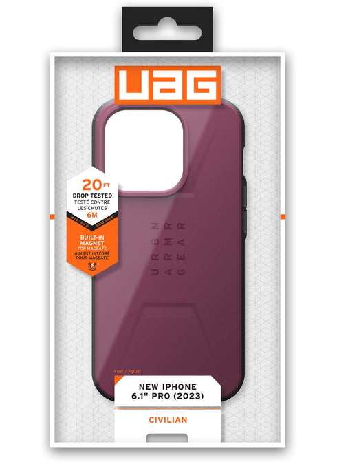UAG iPhone 15 PRO Case Civilian (MagSafe)