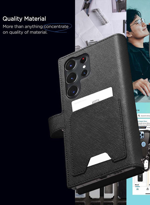 Spigen Samsung Galaxy S23 ULTRA Case Wallet S PLUS