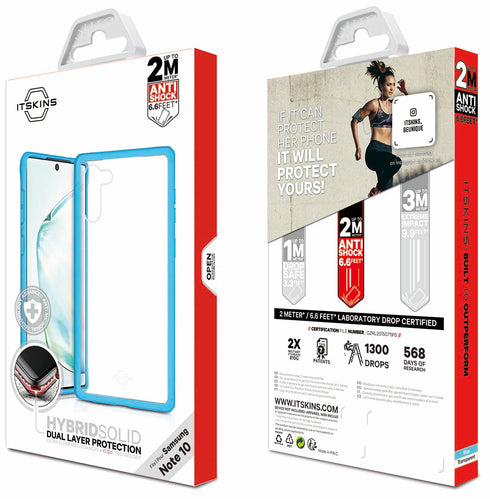 ITskins Samsung Galaxy Note 10 Case Hybrid Solid