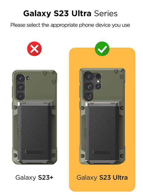VRS Design Samsung Galaxy S23 ULTRA Case Damda Glide PRO