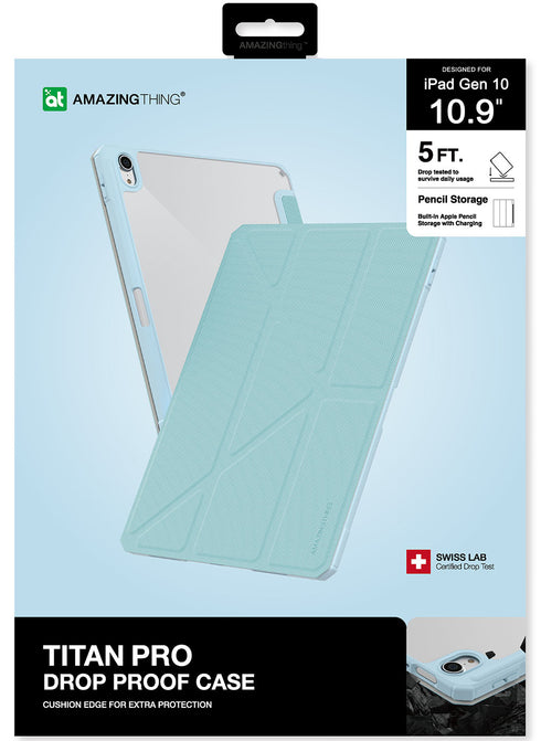 Amazing Thing iPad 10.9" (2022) 10th Gen Case Titan Pro (Pencil Storage Slot)