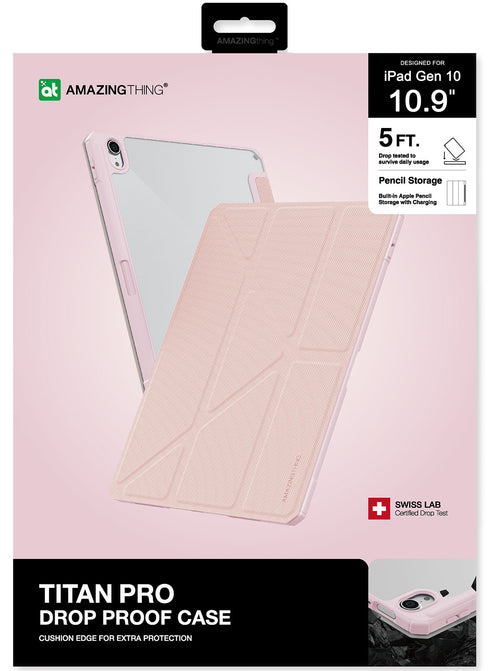 Amazing Thing iPad 10.9" (2022) 10th Gen Case Titan Pro (Pencil Storage Slot)