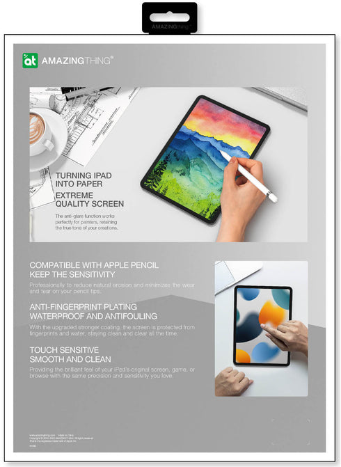 Amazing Thing iPad 10.9" 10th Gen (2022) Screen Protector Pure Matte Drawing Film