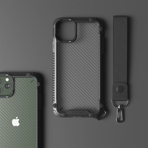 VRS Design iPhone 11 PRO case cover Crystal Mixx Pro - Black Carbon