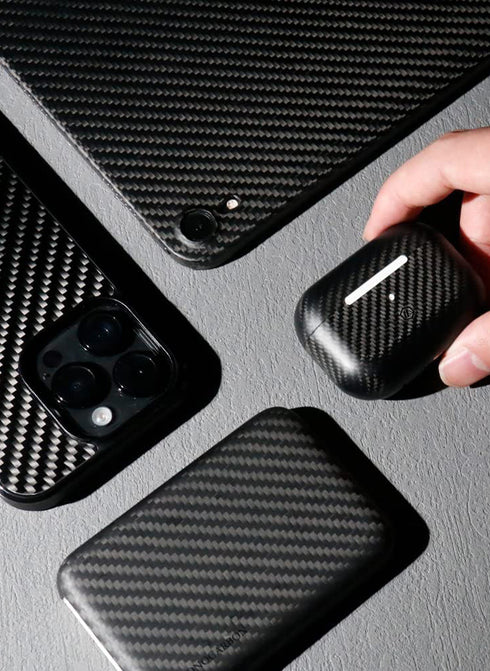 MONOCARBON AirPods PRO 2 Case Real Carbon Fiber