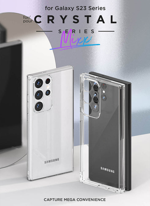 VRS Design Samsung Galaxy S23 ULTRA Case Crystal Mixx