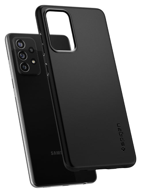 Spigen Samsung Galaxy A72 case cover Thin Fit - Black