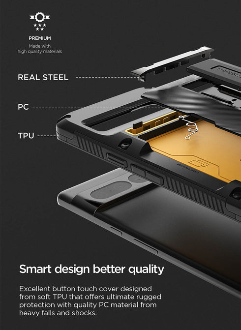 VRS Design Google Pixel 7 PRO Case Damda Glide Hybrid (BOX DAMAGE)