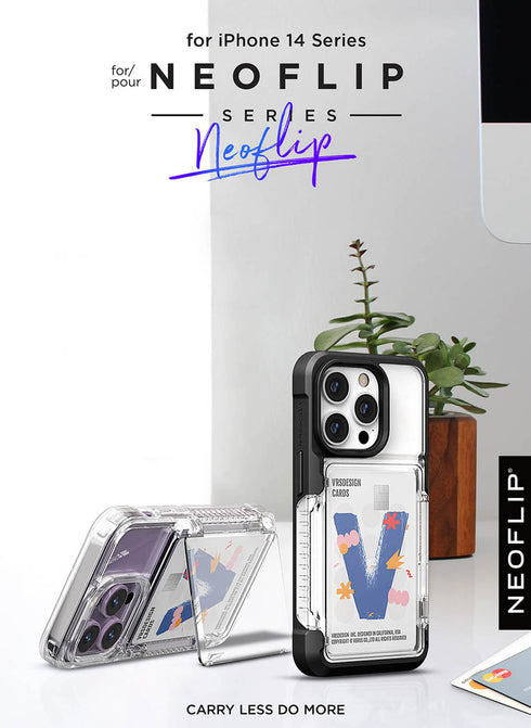 VRS Design iPhone 14 PRO Case Neo Flip
