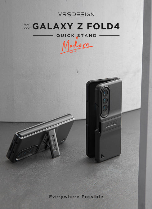 VRS Design Samsung Galaxy Z Fold 4 Case Quick Stand MODERN