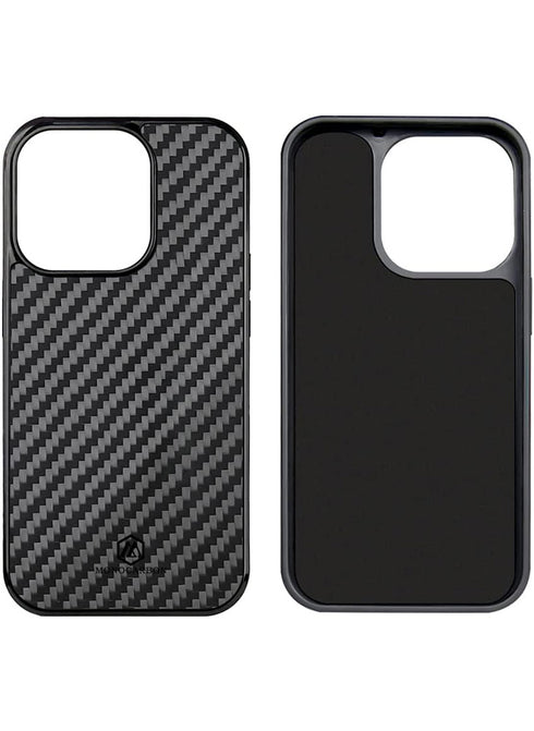 MONOCARBON iPhone 14 PRO Case Real Carbon Fiber (MagSafe)