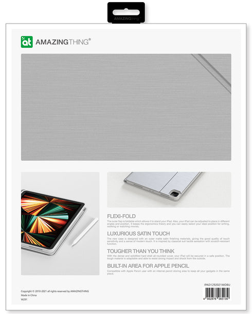 Amazing Thing iPad PRO 12.9" (2021/2020) case cover Opal Folio Smart