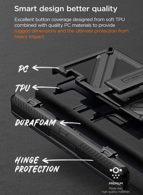 VRS Design Samsung Galaxy Z Fold 4 Case Terra Guard ULTIMATE