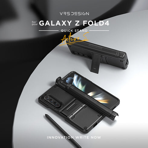 VRS Design Samsung Galaxy Z Fold 4 Case Quick Stand ACTIVE S