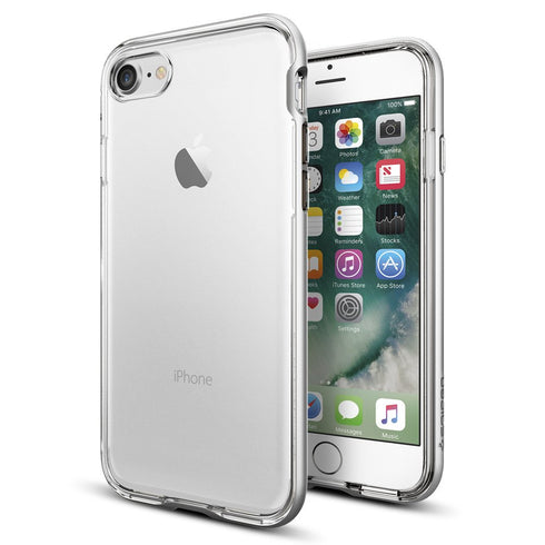 Spigen iPhone 7 case cover Neo Hybrid Crystal - Satin Silver
