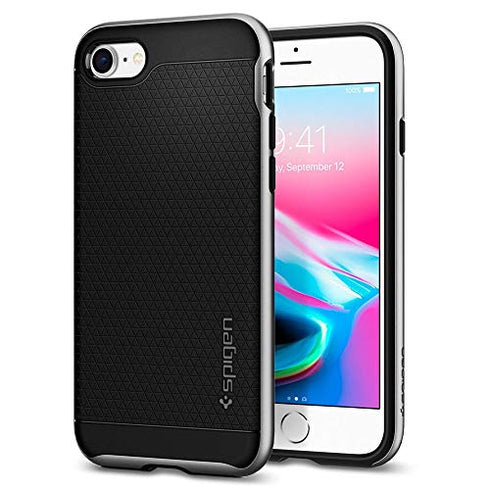 Spigen iPhone 8 and iPhone 7 case cover Neo Hybrid 2 - Satin Silver
