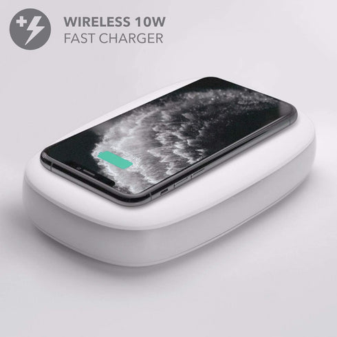 Momax Q.Power UV Box Sanitizer with Qi Fast Wireless Charger (BOX DAMAGED)