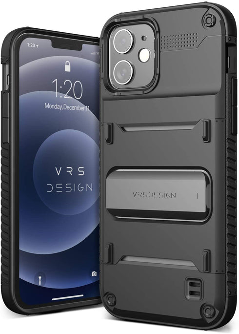 VRS Design iPhone 12 Pro and iPhone 12 Case Quick Stand