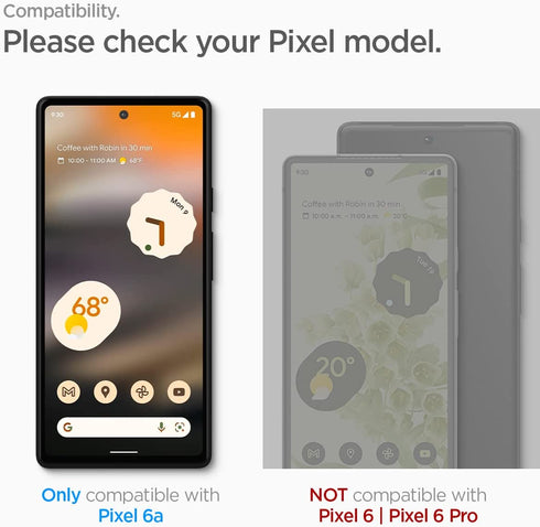 Spigen Google Pixel 6a Tempered Glass Screen Protector GLAStR Align Master
