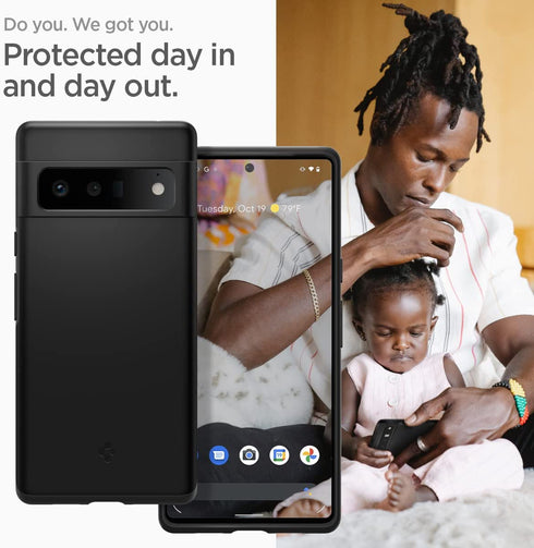Spigen Google Pixel 6 PRO case cover Thin Fit - Black