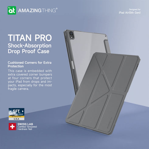 Amazing Thing iPad Air 5 / iPad Air 4 (2022/2020) Case Titan Pro