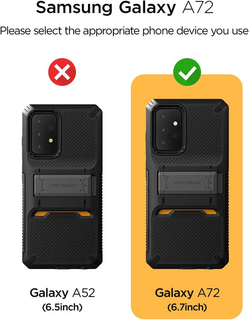 VRS Design Samsung Galaxy A72 Case Quick Stand PRO