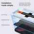 Spigen iPhone 16e / 14 / 13 PRO / 13 Tempered Glass Screen Protector GLAStR EZ Fit PRIVACY
