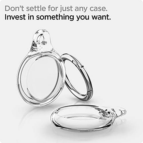 Spigen AirTag case cover AirTags Holder Ultra Hybrid - Crystal Clear