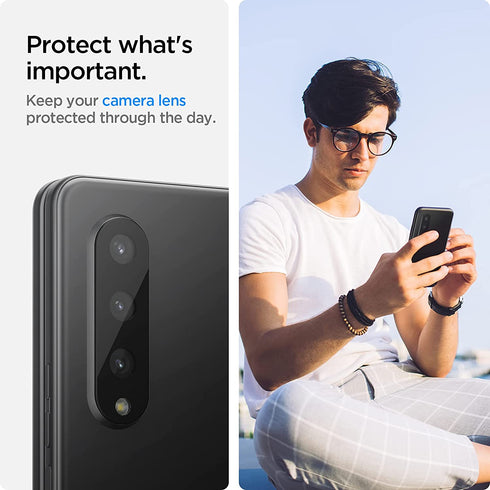 Spigen Samsung Galaxy Z Fold 3 5G Camera Lens Protector GLAStR Optik