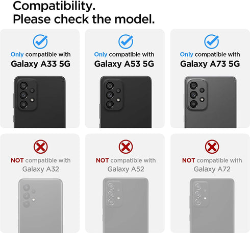 Spigen Samsung Galaxy A73 5G / A53 5G / A33 5G Camera Lens Protector GLAStR Optik