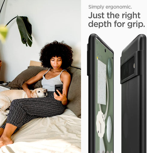 Spigen Google Pixel 6 PRO case cover Thin Fit - Black