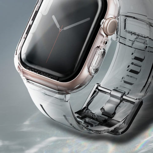 Spigen Apple Watch Band with Case Series (45/44mm) Liquid Crystal PRO