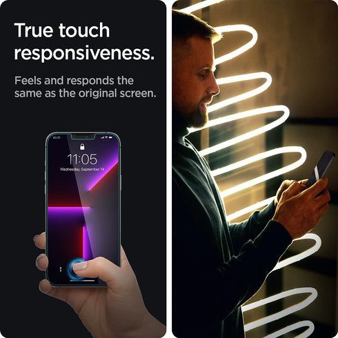 Spigen iPhone 13 Pro MAX Tempered Glass Screen Protector GLAStR EZ Fit PRIVACY
