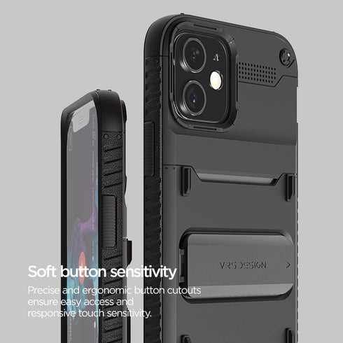 VRS Design iPhone 12 Pro and iPhone 12 Case Quick Stand