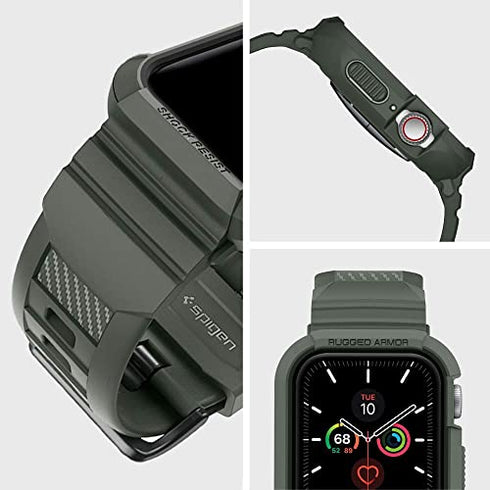 Spigen Apple Watch (41/40mm) Band with Case Rugged Armor PRO