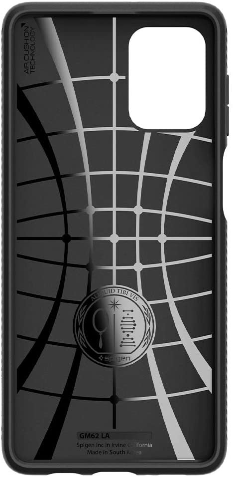 Spigen Galaxy M62 case cover Liquid Air - Matte Black