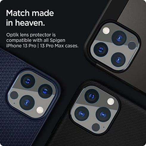 Spigen iPhone 13 Pro and iPhone 13 Pro MAX Camera Lens Protector GLAStR Optik