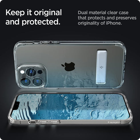 Spigen iPhone 13 Pro case cover Ultra Hybrid S - Crystal Clear