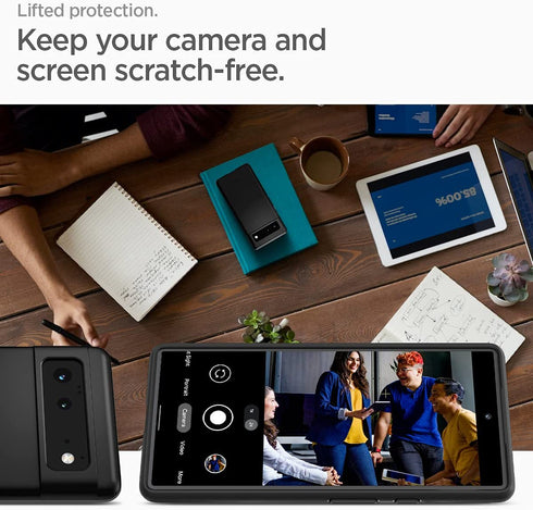 Spigen Google Pixel 6 case cover Thin Fit - Black